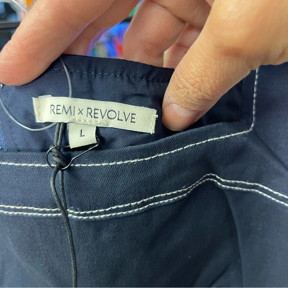 REMI x REVOLVE Yuval Corset Top in Denim Blue Large Blue - Picture 5 of 9